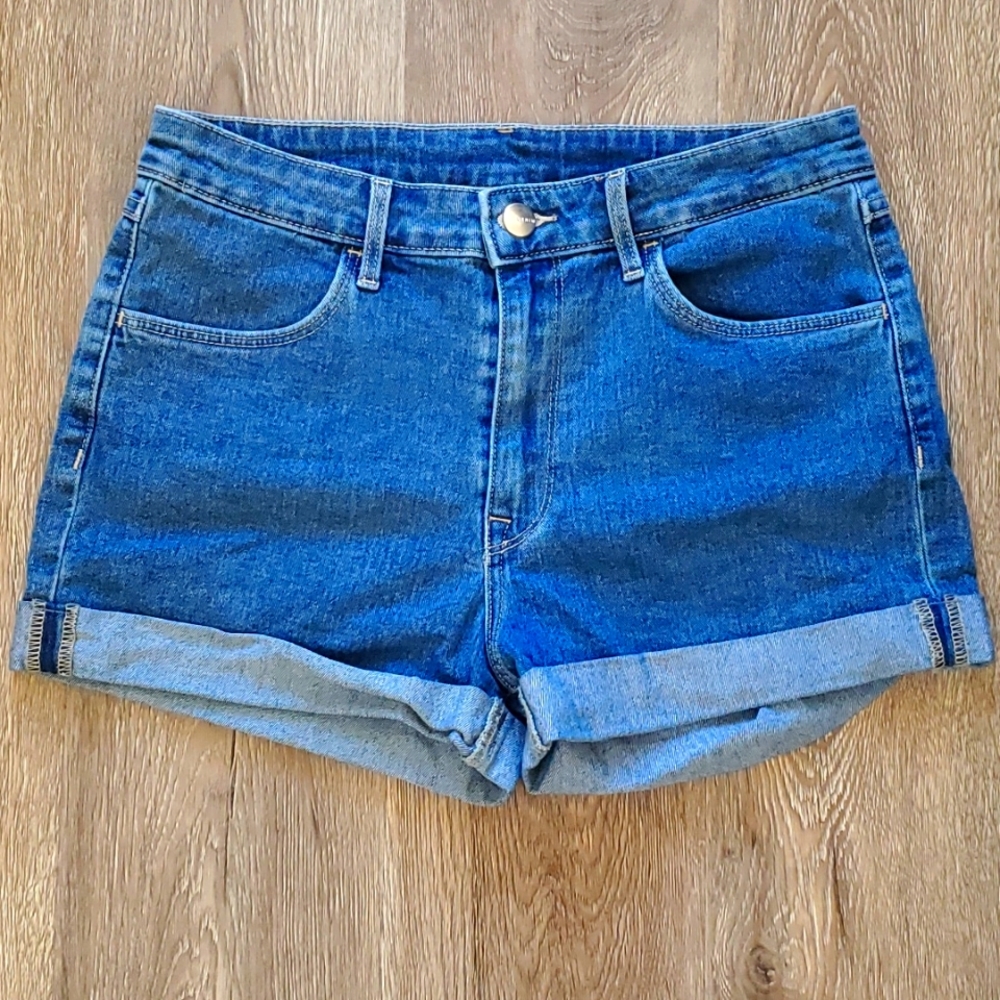 &Denim short shorts
